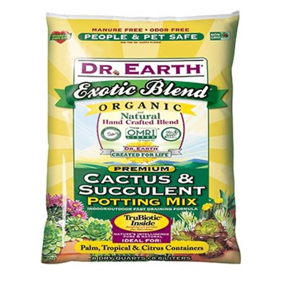 Dr Earth 219805 8 Quart Exotic Potting Mix