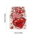 thumbnail image 3 of Yhmxh Valentines Day Decorations Valentine's Day Table Runner Super Soft Tablecloth For Catering Wedding Kitchen Party Holiday Picnic Home Decor 13x72 Inch Long Romantic Heart Art Texture, 3 of 6