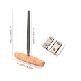 thumbnail image 1 of 3 Pièces Boutons de Guitare Raccords Universels Guitares Électriques Basses Professionnelles Volume Ton Guitares Électriques Robustes Boutons Casquettes Musique Instrument de Montage, 1 of 9