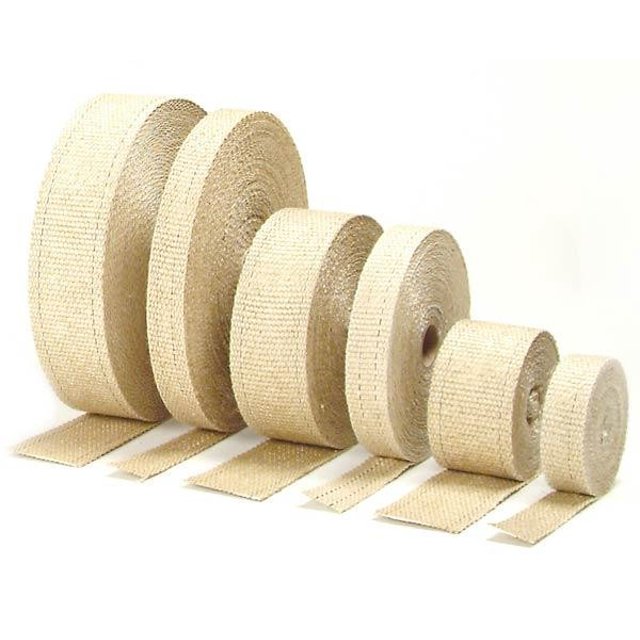 Design Engineering Enveloppe pour Système d'Échappement 10104 Rouleau de 100 Pieds; Largeur de 6 Pouces; Tan; Fibre de Verre Composite