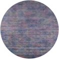 thumbnail image 1 of Ahgly Company Machine Washable Indoor Round Industrial Modern Grape Purple Area Rugs, 8' Round, 1 of 7