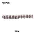 thumbnail image 1 of 100 Pieces Rhinestone Rondelles with Big Holes Charm for Jewelry Findings Spacer Beads Jewelry Crystal Multi-colors Loose Bead for DIY Necklace Purple, 1 of 8