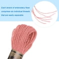 thumbnail image 4 of Unique Bargains Fil à Broder Rose Foncé, Coton Fibre de 8 m de Long - 12 Écheveaux, 4 of 6
