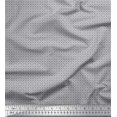 thumbnail image 1 of Soimoi Moss Georgette Fabric Geometric Small Print Fabric by The Yard 42 Inch Wide, 1 of 3