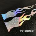 thumbnail image 2 of 4 Pcs 5.9'' Flame Reflective Autocollant pour Voiture de Course Ordinateur Portable skateboard Decal, 2 of 10