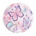 thumbnail image 2 of Dvkptbk Butterflies Birthday Party Supplies Colorful Tableware Set of Disposable 7 Inch Plates 10pcs 9 Inch Plates 10pcs Tableware Napkins 20pcs Tableware, 2 of 6