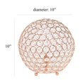 thumbnail image 4 of Elegant Designs Elipse 10 Inch Crystal Ball Sequin Table Lamp, 4 of 9
