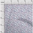 thumbnail image 2 of oneOone Polyester Spandex Violet Fabric Floral Sewing Material Print Fabric By The Yard 56 Inch Wide, 2 of 4