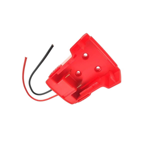 Goriertaly Adaptateur de Batterie Convertisseur de Projet Dispositif d'Adaptation Finition Gain de Place Performance Stable Convertisseurs de Puissance Rouge