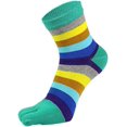 thumbnail image 4 of Chaussettes à Cinq Doigts pour Femmes en Coton, Chaussettes de Randonnée à la Cheville, Course, Lot de 7, 7 Paires, Taille Unique, 4 of 8
