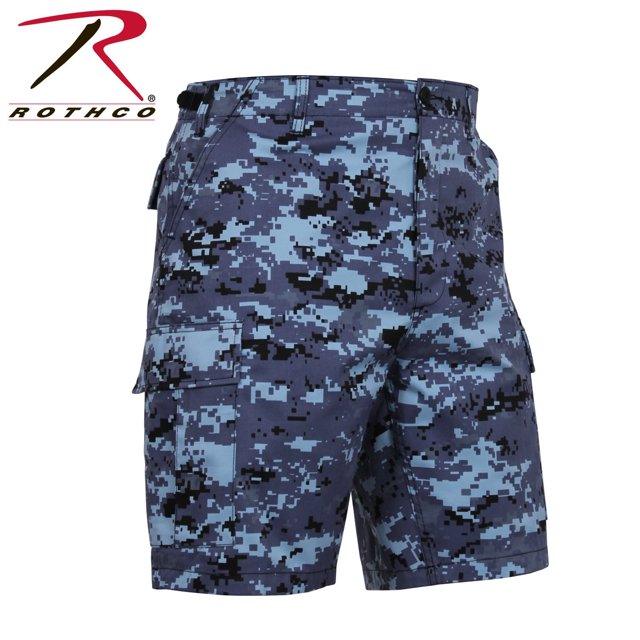 Rothco Camo BDU Shorts - Sky Blue Digital Camo, 3X-Large