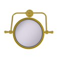 thumbnail image 1 of Allied Brass RWM-4-3X-UNL Rétro Wave Collection Miroir de Maquillage Pivotant Mural 8 Po dia. avec Grossissement 3X & 44; Laiton Non Laqué, 1 of 1