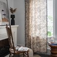 thumbnail image 1 of Boho Curtains for Living Room Linen Farmhouse Curtains Drapes for Bedroom Curtains 84 Inch Length, 1 of 4