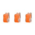 thumbnail image 3 of kurtrusly 1/2/3/5 Nylon Waterproof And Durable Camping Hiking Backpack For Convenient Travel Making Easy To Fold ORANGE 3PCS, 3 of 6
