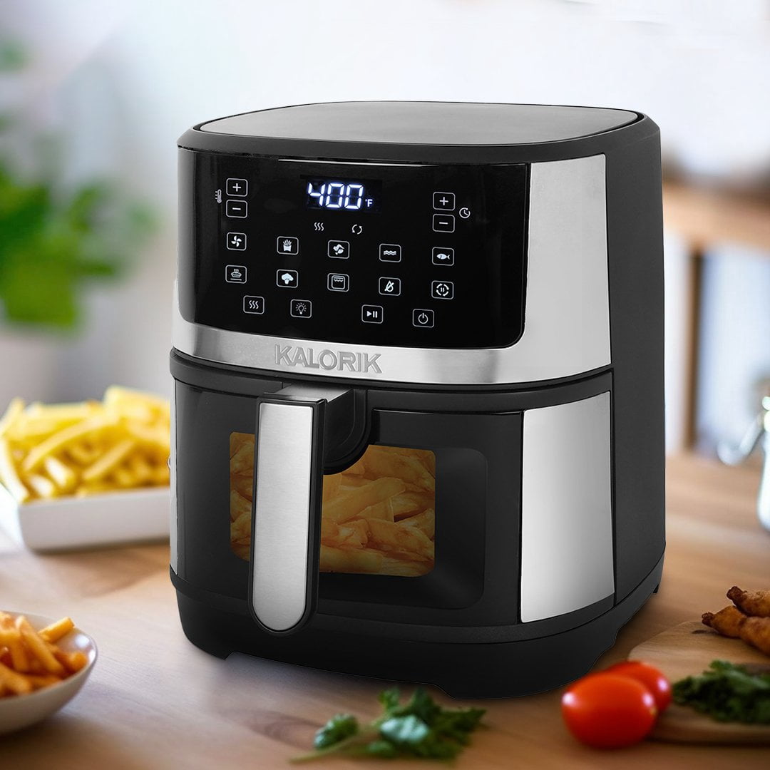 KALORIK 5-QUART FULL TOUCHSCREEN AIR FRYER WITH WINDOW