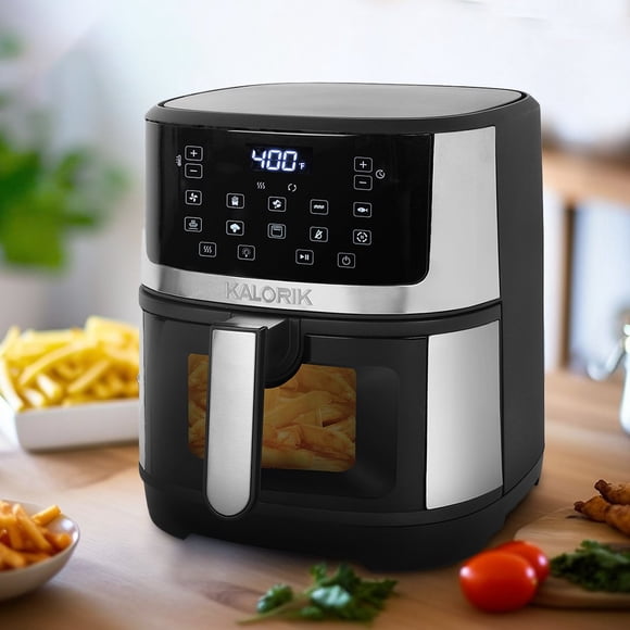KALORIK Friteuse à AIR Chaud à Écran Tactile Complet de 5 Pintes avec Fenêtre