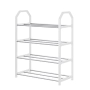 EGNMCR Shoe Rack Shoe Rack Storage Organizer With 4 Tiers Metal Shelves For Bedroom Closet Entry Dorm Room Shoe Rack