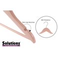 thumbnail image 3 of Solutions Kids Wooden Hangers - Pink, Set of 5, 3 of 4
