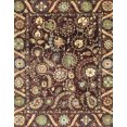 thumbnail image 1 of Ahgly Company Indoor Rectangle Abstract Copper Green Oriental Area Rugs, 8' x 12', 1 of 6