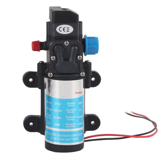 12V 60W Micro Électrique Diaphragme Auto Amorçage Pompe à Eau Pompe avec Interrupteur de Pression