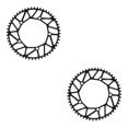 thumbnail image 2 of Ruiboury Lightweight And Easy To Install - Smooth Operation Chain Ring For Bicycles Bicycles Crank Bike Chain 52T black 2Set, 2 of 6