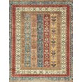 thumbnail image 1 of Ahgly Tapis d'Intérieur Rectangulaire Abstrait Châtaigne Rouge, 8 Pieds x 12 Pieds, 1 of 6
