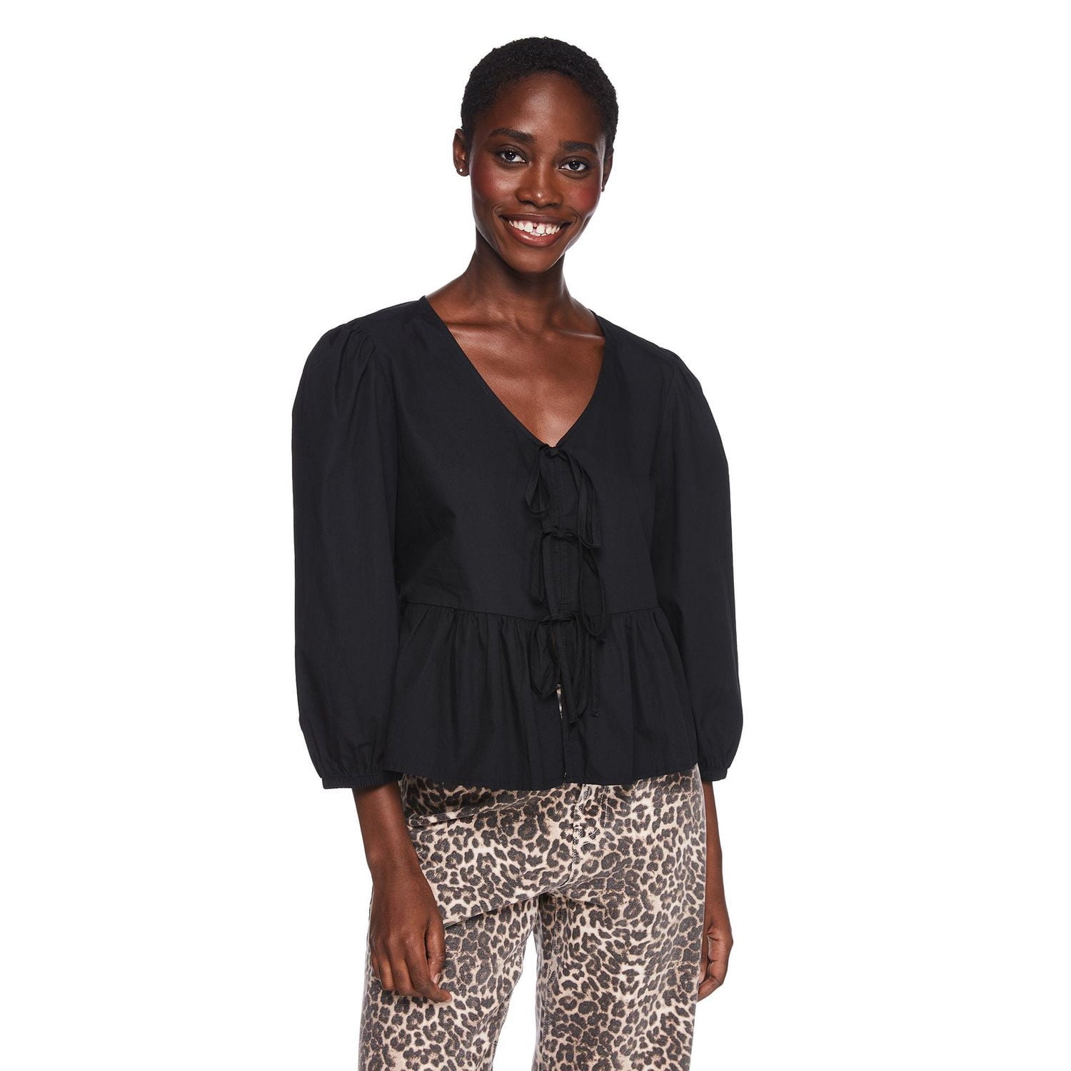 George Women's Tie Front Top