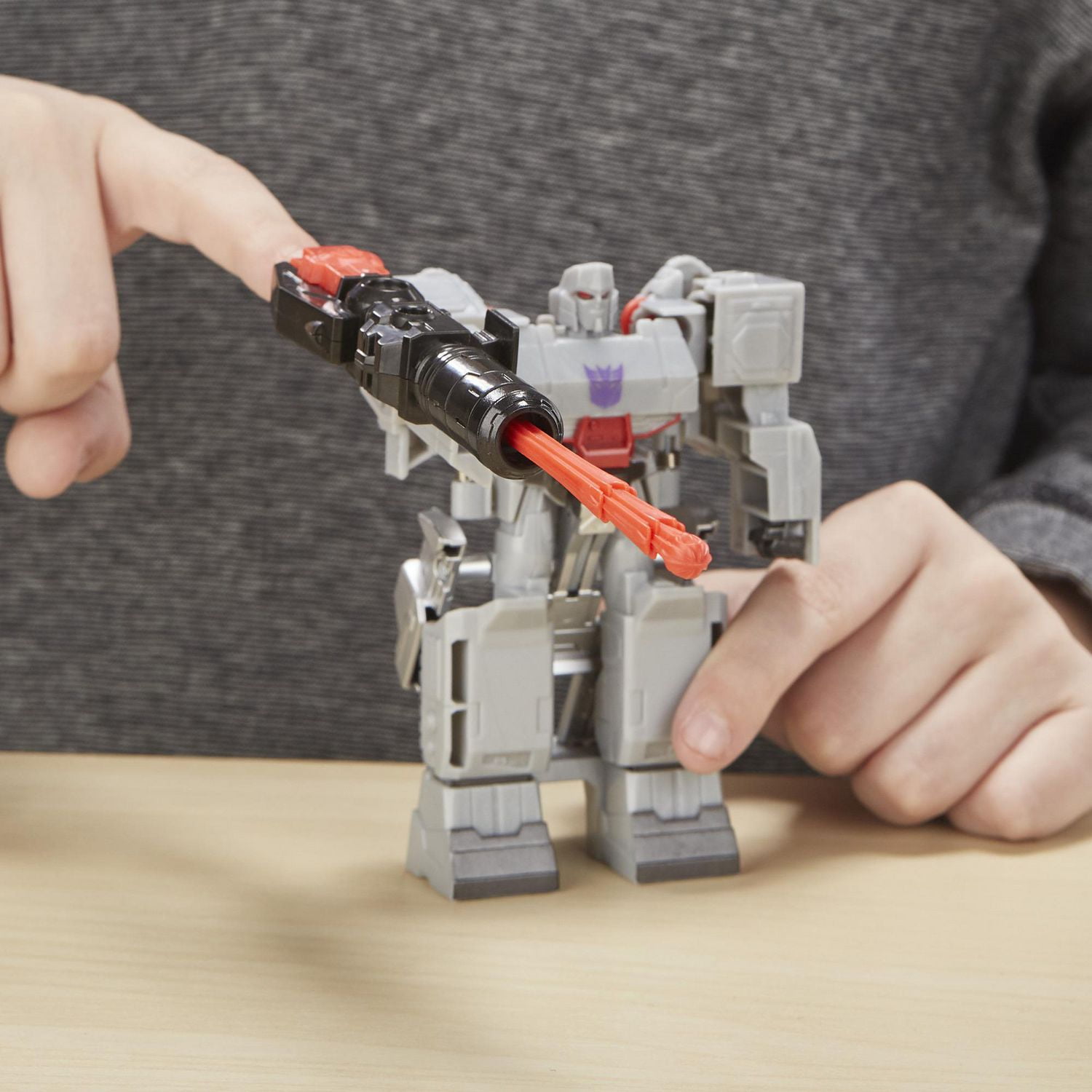 Transformers Cyberverse Action Attackers - Figurine Megatron à conversion 1 étape