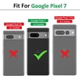 thumbnail image 3 of KOMI Pixel 7 Case, Google Pixel 7 Case with HD Screen Protector, Shockproof Google Pixel 7 Phone Case with 360° Magnetic Ring Holder Kickstand Phone Case for Google Pixel 7 Red, 3 of 5