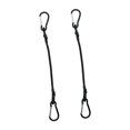 thumbnail image 2 of Abbracc 2 Pcs Cordon Élastique Extérieur Robuste pour Camping Voiture 60cm, 2 of 9