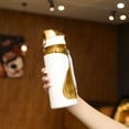 thumbnail image 4 of Boovnll Water Bottles, 650Ml Double Layer Plastic Cup Accompanying Cup Sports Beauty Water Cup Summer Water Bottle Men's and Women's Sports Water Bottles, Bottle, Sports Water Bottle, Water Bottle, 4 of 6