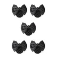 thumbnail image 1 of Decodeary Professional Hair Plate Mesh Pocket Practical Snood Net Elegant And Professional Two Bows-black 5Set, 1 of 6