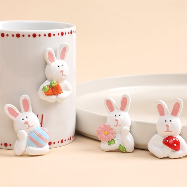 Boovnll Magnets for Fridge Shaped Refrigerator Magnet for Office and Kitchen Locker Home Decoration 4 Pcs, Easter Decorations, Easter Decor