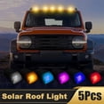 thumbnail image 3 of 5PCS Solar Powered CabRoof Running Light Car Marker Lights Solar Charging L B9U2, 3 of 5