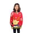 thumbnail image 2 of Chandail de Renne avec Pompon pour Femmes Ugly Christmas, 2 of 3