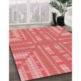 thumbnail image 3 of Ahgly Tapis d'Intérieur Lavable en Machine Carré Transitionnel Rouge Camion de Pompiers, 4 Pieds Carré, 3 of 7