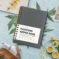 thumbnail image 1 of Mini Size Password Book A6 Loose Leaf Notebook With Thickened Skin Feel Student Notebook, 1 of 6