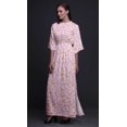 thumbnail image 2 of Bimba Robe Maxi à Imprimé Floral en Rayonne avec Fente Latérale, Taille Smockée, TTTG, 2 of 6