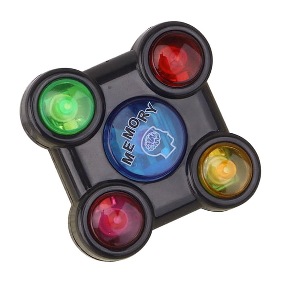 Yinanstore Electronic Memory Game Kids Early Learning Toy Educational Indoor Toy for children interesting play - , 5x5x1.5cm Clear Black