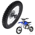 thumbnail image 4 of Front Wheel Rim Tire Replacement, Dirt Bike Front Wheel Assembly High Strength 70/100-17 2.75-17 Tire Inner Tube  for Pit Dirt Bike, 4 of 7