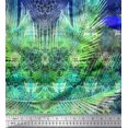 thumbnail image 2 of Soimoi Polyester Crepe Fabric Branch & Colorful Parrot Panel Print Fabric by Yard 42 Inch Wide, 2 of 3