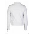 thumbnail image 2 of Motorcycle Riding Jacket White Motorcycle Jacket Leather Biker Jacket Mens Motorcycle Leather Jacket Mens Best Leather Motorcycle Jacket size XXXS, 2 of 4
