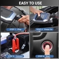 thumbnail image 5 of Iiluee Jump Starter with Air Compressor, Portable Car Battery 12v Jump Starter Battery Pack (8.5 Gas/8.0L Diesel) with LED Display, Emergency Light, Power Bank, 5 of 5