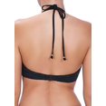 thumbnail image 2 of Freya Womens Sundance Underwire Bandless Halter Bikini Top, 38D, Black, 2 of 3