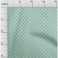 thumbnail image 2 of oneOone Velvet Light Mint Green Fabric Animal Fabric For Sewing Printed Craft Fabric By The Yard 58 Inch Wide, 2 of 5