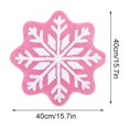 thumbnail image 2 of Bathroom Rugs, Snowflakes Rug Winter Snowflake Doormat Snowflake Welcome Mat Cute Christmas Decorative Non-Slip Washable Door Mats For Indoor Outdoor Entrance Home Bathroom, Bedroom Mats, 2 of 6