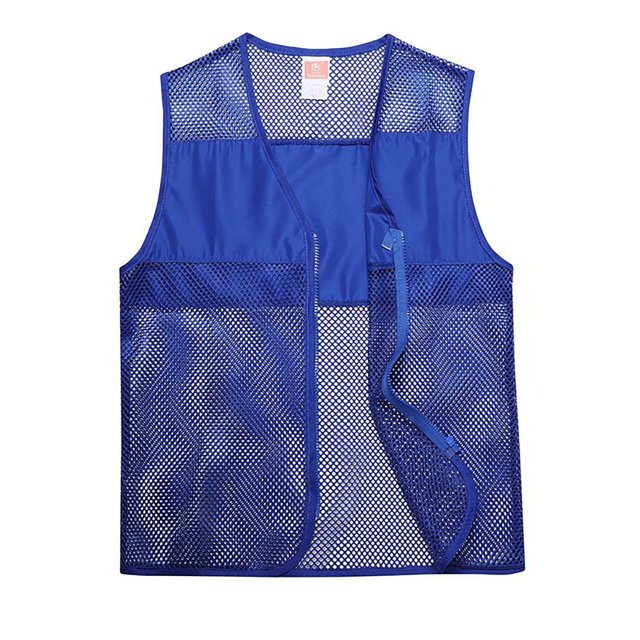 Gilet en Maille Réfléchissante Couleur Unie pour Hommes