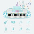 thumbnail image 2 of Gymax 37 Keys Electronic Organ Portable Piano Keyboard w/ Microphone, 2 of 7