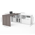 thumbnail image 2 of Bestar i3 plus L-Desk with Two Drawers, 2 of 3