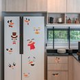 thumbnail image 3 of tredstone Snowman Face Stickers Set Funny PVC Christmas Expression Wall Decal DIY Self-adhesive Fridge Decoration, 3 of 6